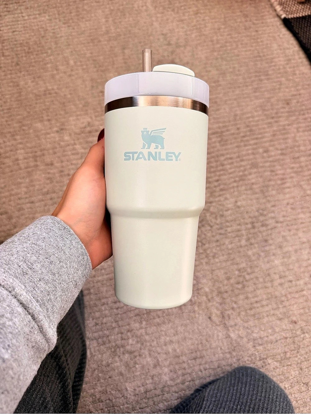Stanley IceFlow Flip Straw Tumbler 20 oz White